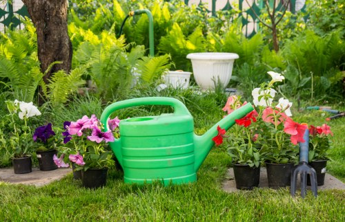 Beautiful garden designed by Gardening Hatch End